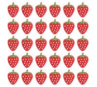 SGSCFG 25 Morceaux De Taches De Tissu Aux Fraises, Taches De Tissu Brodées Sucrées, Les Patchs Créatifs Peuvent Être Utilisés dans des Sacs Et des Chapeaux De Bricolage.