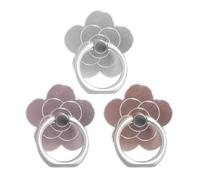 SGSCFG 3 Parties De Fleurs - Supports De Bague Mobile, Accessoires De Téléphone Mobile Portables, Support De Support Rotatif, Support De Téléphone Mobile Créatif.