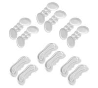 SGSCFG 6 Paires De Taches De Garde À Intention De Silicone, De Taches Anti-Usurables, D'Accessoires De Chaussures, Adaptés Aux Talons Hauts, Aux Chaussures en Tissu Et Aux Chaussures De Sport.