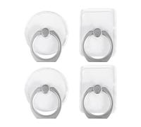 SGSCFG Clip Anneau De Téléphone Mobile en 4 Parties, Accessoires De Téléphone Portable Portables, Support De Support Rotatif, Porte-Acrylique Transparent.