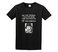 SGT Hans Schultz Hogans Heroes & Funny Cool O-Neck 100% Cotton Short Sleeve Unisex T-Shirt M