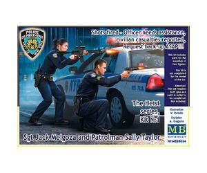 Sgt Jack Melgoza And Patrolman Sally Taylormaquette Figurine Sgt Jack Melgoza An