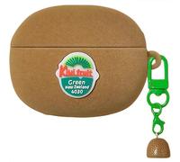 SGVAHY Coque pour AirPods Pro 3 avec porte-clés - Joli motif 3D dessin animé kiwi - Coque en silicone souple pour femmes et filles - Coque de protection anti-chute et antichoc pour AirPods Pro 3e