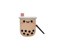 SGVAHY Coque pour AirPods Pro - Joli étui pour Airpod avec porte-clés Kawaii Boba Milk Tea Funny Airpods Pro - Boîte de chargement sans fil - Coque en silicone souple pour filles et femmes