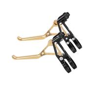 Sgxbos Levier de frein pliable pour vélo, compatible avec frein C et V-Brake, pour levier de frein Brompton et poignée de frein Dahon (Champagne)