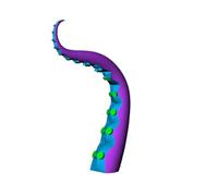 SGYEPOCFQ Halloween Decorations, Tentacule de Pieuvre Gonflable géante, décorations d'extérieur for Halloween, for Festival, événement, fête(HBQM47-2,4m(13ft) H)