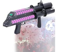 SgyGlyn Lanceur de confettis portatif avec lumières, Rechargeable, pour Bar Professionnel, avec Batterie intégrée de 3 500 mAh, pour fêtes, Clubs et Mariages