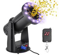 SgyGlyn Lanceur de confettis Professionnel, souffleur de confettis, avec 12 Effets Lumineux LED RVB 3 W et contrôle DMX sans Fil, pour Spectacles Scolaires