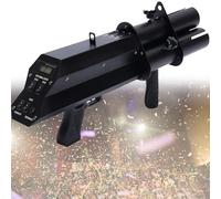 SgyGlyn Pistolet à confettis portatif, canons à confettis Rechargeables, Lance-confettis électrique, avec Batterie intégrée de 3 500 mAh, pour Bar, karaoké, Spectacle, Mariage