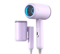 SGZIOO 1200W Mini Seche Cheveux, Pliable Seche Cheveux Voyage, Sèche-Cheveux Ionique, avec 3 Températures, pour Les Voyages, La Maison, Bouton Chaud Et Froid, Protection Contre La Surchauffe, Violet