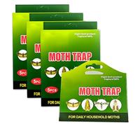 SGZIOO 15 Pièces Piege Mites Alimentaires, Piège Mite Alimentaire, Anti Mites Adhésif à Phéromones avec Colle Haute, sans Insecticide et sans Odeur pour Penderie Armoire Salle de Stockage Cuisines