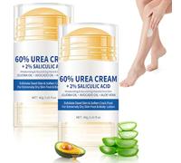 SGZIOO 2 Pièces Creme Anti Crevasse Pied, 60% Creme Pied Uree, Crème Hydratante pour Les Pieds, Stick creme pied Sec, pour Talons et Secs Pieds