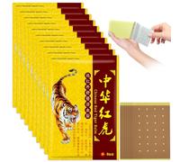 SGZIOO 80 Patch Baume du Tigre Chauffant, Patch Chauffant Dos, Patch Anti Douleur pour Douleurs aux Épaules, Douleurs Dorsales, Douleurs aux Genoux, Douleurs Arthritiques