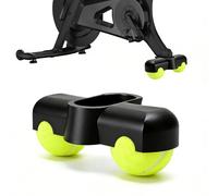 SGZIOO Adaptateurs de Pieds à Bascule pour Vélo D'intérieur, Adaptateurs de Pieds pour Entraîneurs de Vélo, Accessoires de Cyclisme D'intérieur avec 2 Balles de Tennis pour Wahoo Kickr Core