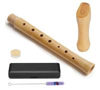 SGZIOO Flute a Bec, 8 Trous Allemande Flûte à Bec, en e Do, Flute avec Écouvillon, Étui de Rangement pour Enfants Débutants Adultes