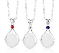 SGZIOO H2o Lot de 3 colliers avec pendentif mélodie de sirène soudaine H2o pour femme, cadeau personnalisé