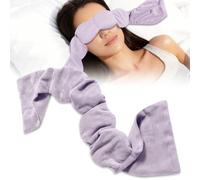 SGZIOO Masque Lesté pour Les Yeux, Masque de Sommeil pour Adultes,Cache-Yeux Confortable,Cache-Yeux Doux Avec Microbilles en Verre, Œil Bloquant La Lumière,Pour Les Voyages Et l'Utilisation à Domicile