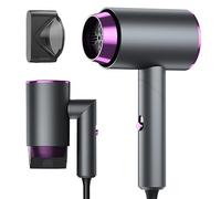 SGZIOO Sèche-Cheveux,Sèche Cheveux Ionique avec Diffuseur,Negativer Ion Haartrockner avec Moteur Haute Vitesse 30000 Tr/Min,3 Température, Protection Contre La Surchauffe,pour la Maison Et Les Voyages