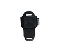 Shure by Gator Wireless Series ; Étui pour émetteur de poche sans fil Shure Premium en cuir noir ; (SH-BODYPACK-PBK-L)