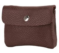 SH Leder Alba B087 Étui à cartes en cuir véritable petit pratique pour fête disco 11 x 6,90 cm, marron, xs, Décontracté