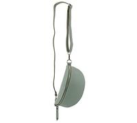 SH Leder ® AVA G292 Sac banane unisexe en cuir véritable - Petit sac bandoulière pour festivals, voyages - 23 x 12 cm, Vert d'eau, Taille unique