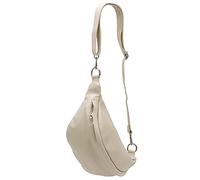 SH Leder ® Marie G528 - Sac banane en cuir véritable - Unisexe - Pour festival, voyage - Taille moyenne - 32 x 17 cm, beige, m, Sac banane tendance