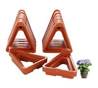 SH Lot de 12 pieds de pot invisibles pour pots de fleurs d'intérieur ou d'extérieur, parfaits pour les terrasses, les jardins et les serres