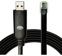 SH-RJ12A Câble série USB vers RJ12 6P4C pour APC PDU ATS(5.9FT/1.8M)