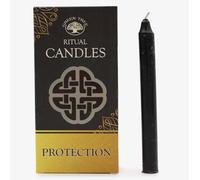 SH SHAKRA HEALTH Black Magic Candles Lot de 10 bougies de méditation et rituel avec durée de combustion de 1 à 2 heures