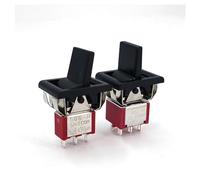 SH T80-R Series Paddle Toggle Switch Square Snap-in Panel 5A/125VAC EKFBQBGW(R8018 ON OFF ON)