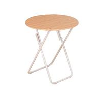 SH-tables Table Pliante, Table À Manger Ménagère/Table De Loisirs/Table De Négociation/Petite Table Ronde, Table De Camping Portable Extérieure, 5 Couleurs (Color : D, Size : 60cm)