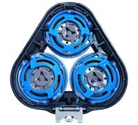SH52 Têtes de Rechange Compatibles avec Philips Série 50006000 Têtes Rasoir | Compatible Boîtier Rond - Non Compatible Boîtier Pentagones (Round Upper Part)