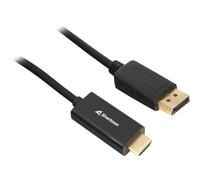Sha Displayport 1.2 To Hdmi 4k Bk 3,0m Active 4kx2k 60hz