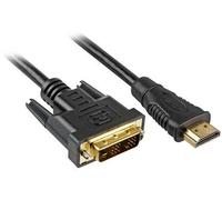 Sha Hdmi - Dvi-d (24+1) Bk 3,0m