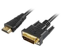 Sha Hdmi - Dvi-d (24+1) Bk 5,0m