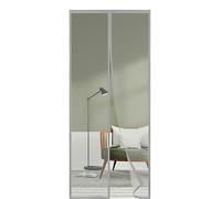 SHA2WEN Moustiquaire Porte Fenetre 80x180, Toutes les Tailles de Rideau Moustiquaire Magnétique, Gris Moustiquaire de Haute Qualité, Facile à Installer, Jouir de l'été