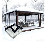 SHAARI BâChes Transparentes D'ExtéRieur pour l'hiver, Housses RéSistantes à La Neige Et Au Vent, AdaptéEs Aux Terrasses Et Jardins (6x10ft/1.8x3m)