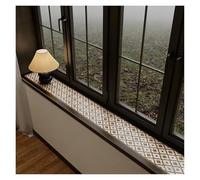 SHAARI Narrow Window Sill Mat, Dust-Proof Bay Window Protector, Waterproof PU Window Sill Cover Non-Slip Customizable Size(20x290cm)