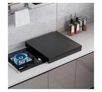 SHAARI Plaque De Recouvrement Pour Cuisinière À Gaz En Acier Au Carbone, Agrandissez Votre Espace Cuisine Pour Les Cuisinières À Gaz/électriques(40x50x9cm)