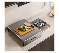 SHAARI Plaque De Recouvrement Pour Cuisinière À Gaz, Étagère Pour Plaque À Induction, Aucune Installation Requise,(45x44x9cm)