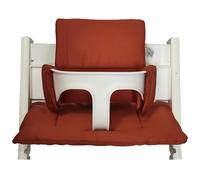 Shabany® Lot de 2 coussins d'assise pour chaise haute Stokke Tripp Trapp Trapp - 100 % coton bio - Lavable en machine - Fixation facile (loves)