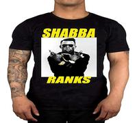 Shabba Ranks Music Dancehall Jamaican Rap Dope Unisex T-Shirt Mens Black Men Tees XXL