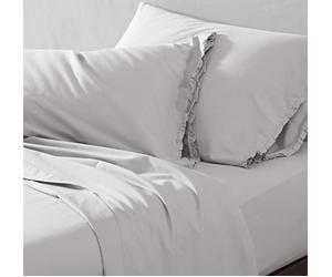 Shabby Chic Ensembles de draps de lit Gris pour Grand lit