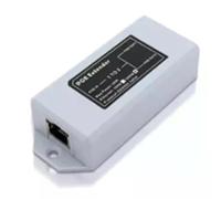 SHABD 1 Pièce 1 Entrée 2 Sorties Gigabit Standard POE 1000M Extension de Réseau Répéteur Cascad Rj45 Conforme Extension de Réseau 1000M en Plastique avec IEEE 802.3AT/AF pour Caméra IP