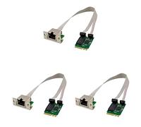 SHABD 3X M.2 Une + E 2.5G 2.5G/1G/100M Carte Réseau M.2 Multi-Gigabit 8125B COM