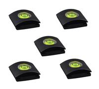 SHABD 5 PCS Niveau à Bulle pour Appareil Photo Reflex Couverture de Protection pour Griffe Flash en Plastique Noir Pièces de Rechange