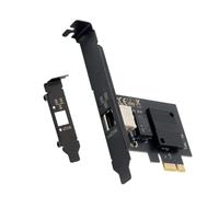 SHABD Carte RéSeau RJ45 I226 2500 Mbps 2,5 G Gigabit Ethernet Ports Uniques 100/1000/2500 Mbps Carte RéSeau de pour Ordinateur de Bureau