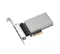 SHABD Carte RéSeau sans Disque PCIE 4 Ports 2,5 G, Port RéSeau Filaire Gigabit, DéMarrage PXE sans Disque ESXi (A)