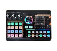 SHABD Carte Son Professionnelle Podcast Live P300 pour PC Smartphone Ordinateur Portable Enregistrement Vlog Streaming en Direct Installation Facile