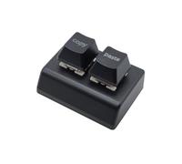 SHABD Clavier de Programmation Macro RVB Personnalisé 2 Touches Clavier Mini Copier et Coller Clavier OSU Clavier Hotswap Noir